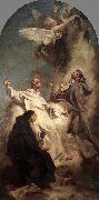 PIAZZETTA, Giovanni Battista Three Dominican Saints sg USA oil painting artist